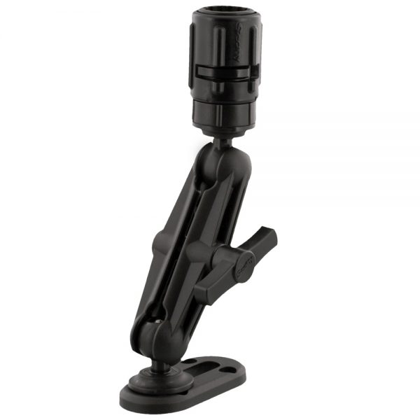 SCOTTY 1″ BALL MOUNT WITH GEAR HEAD & TRACK - 151
