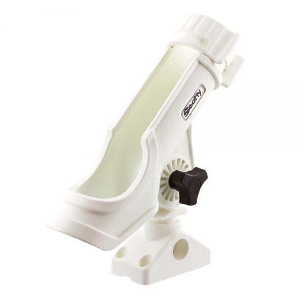 SCOTTY  White Power Lock With Side Deck Mount - 230WH - Image 2