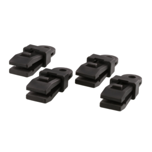 SCOTTY Black Tarp Clip 4/Pk - 300BK